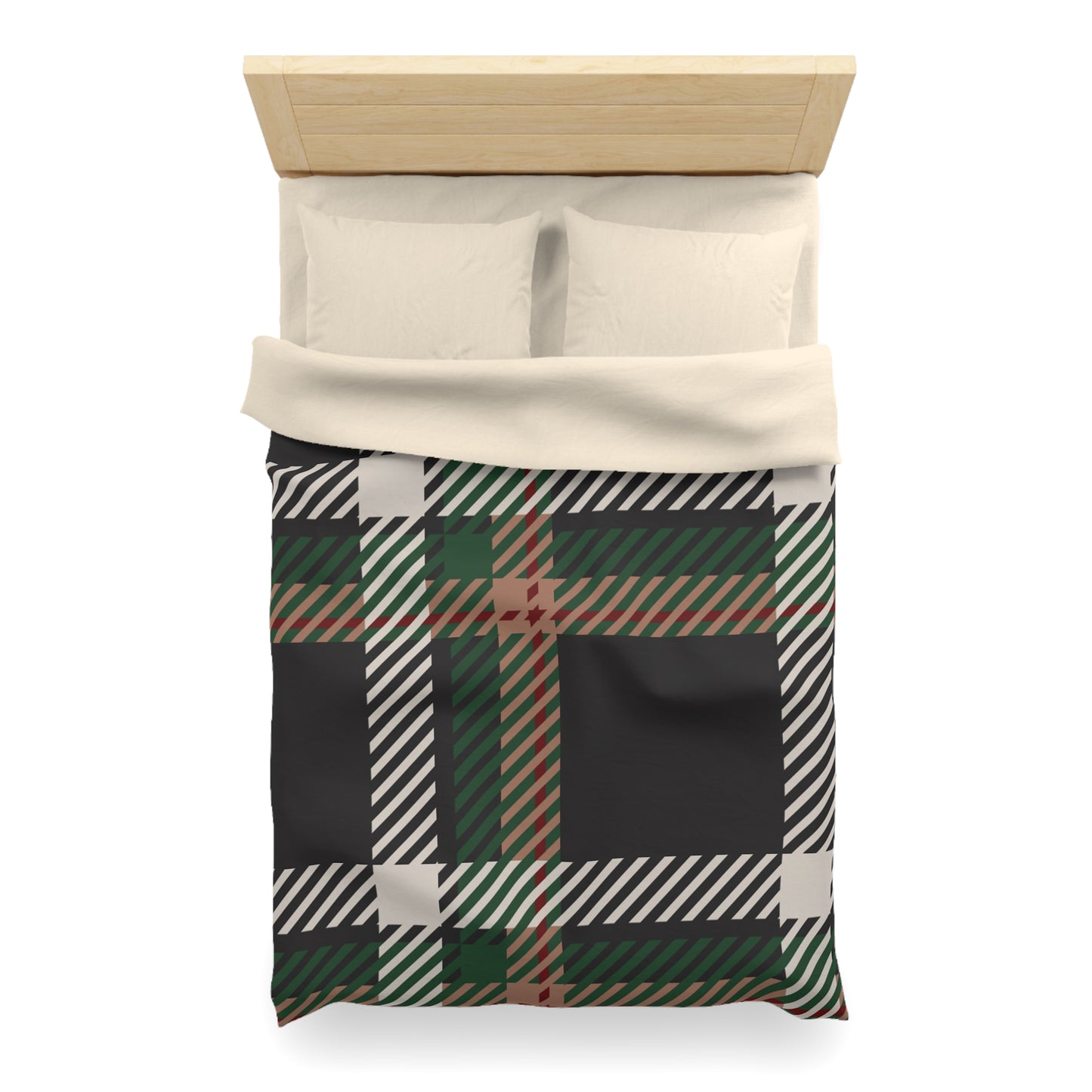 Faithful Tartan | Duvet Cover (Cream or White Underside)