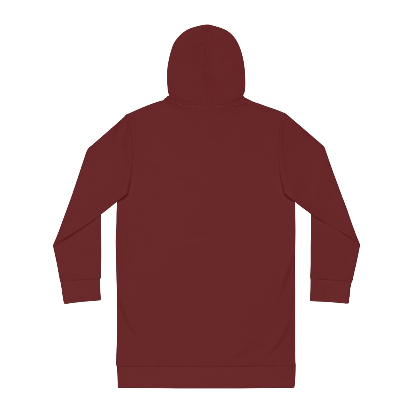 Whispers of Winter Solid Hoodie Dress – Oxblood