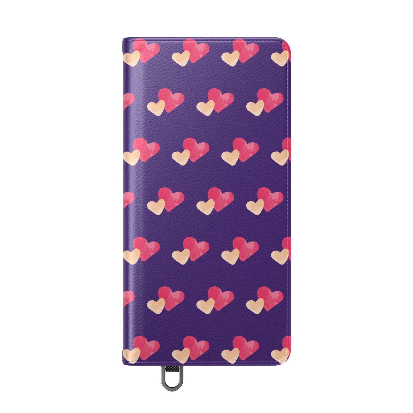 "Faith-Filled Hearts | Flip Phone Case – Purple"