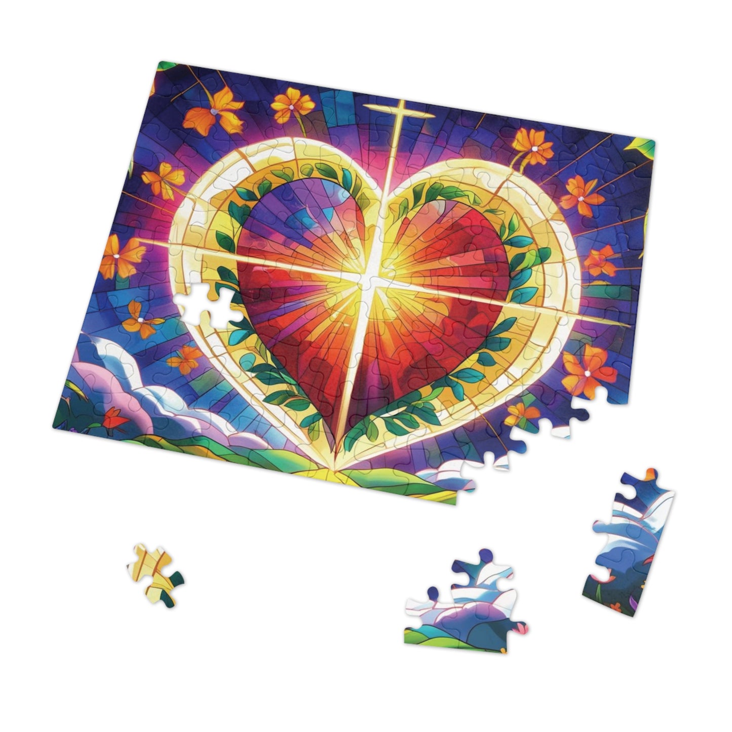 "Heaven’s Heart: Light of Love Puzzle"