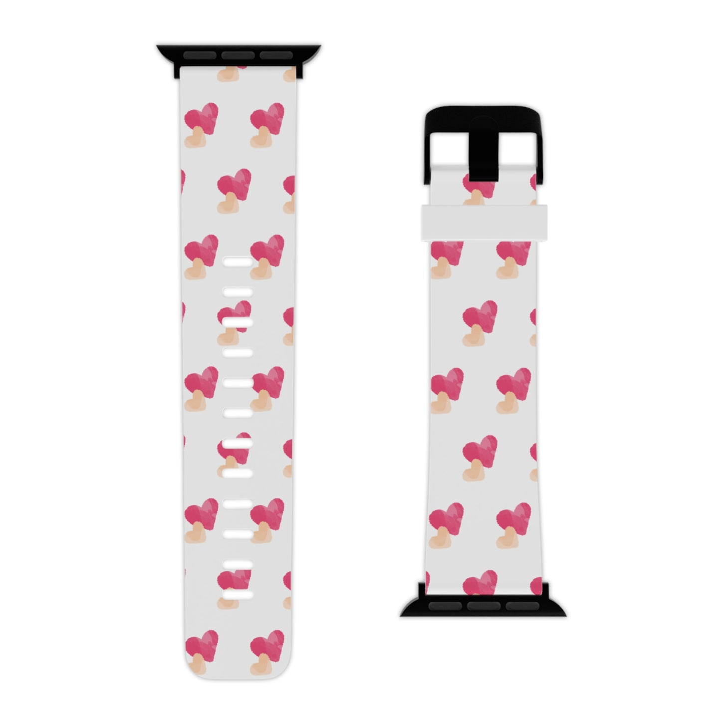 Hearts in Motion – Blush Smartwatch Band for Apple Watch
