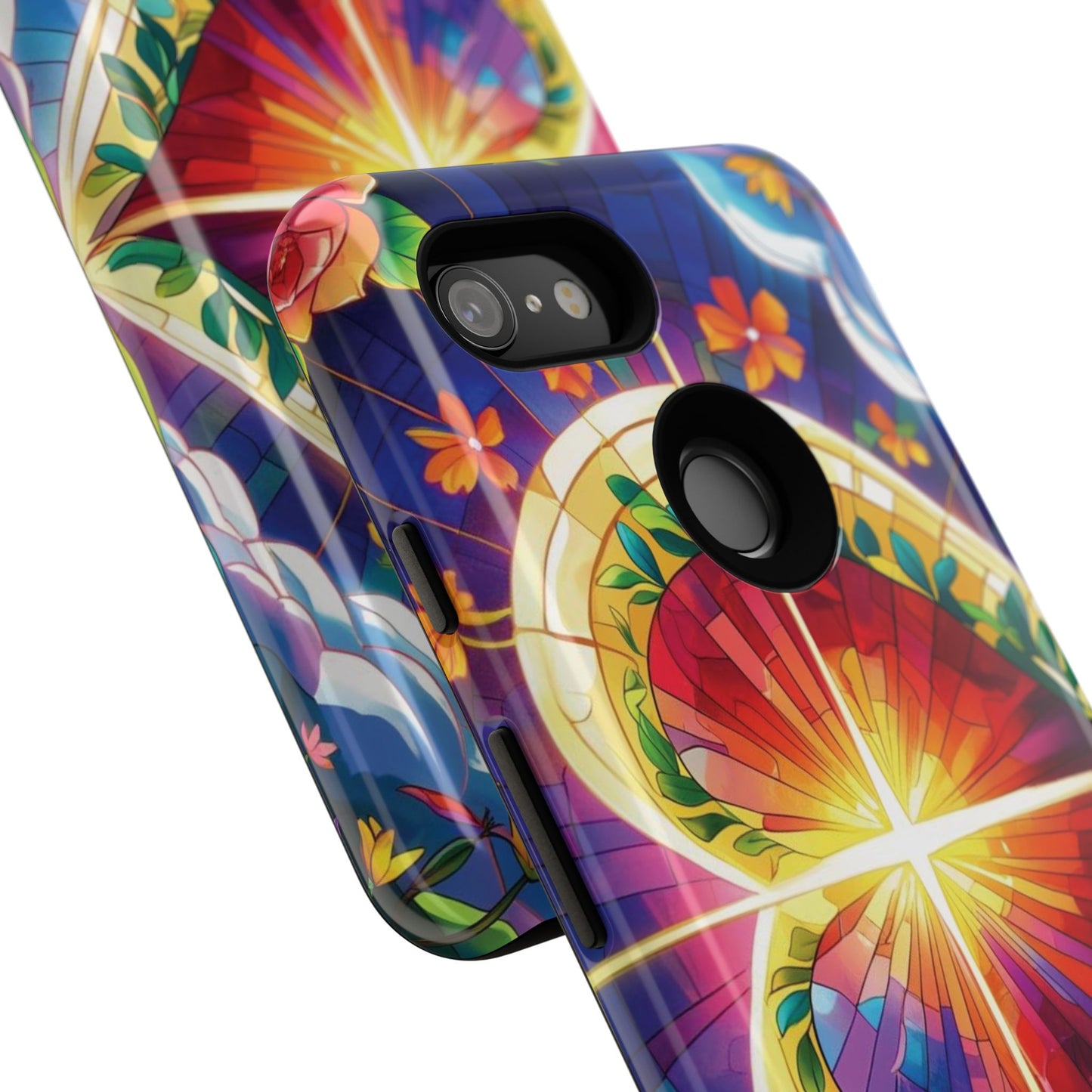 "Heart of Light" Phone Case – Stained Glass Faith Edition
