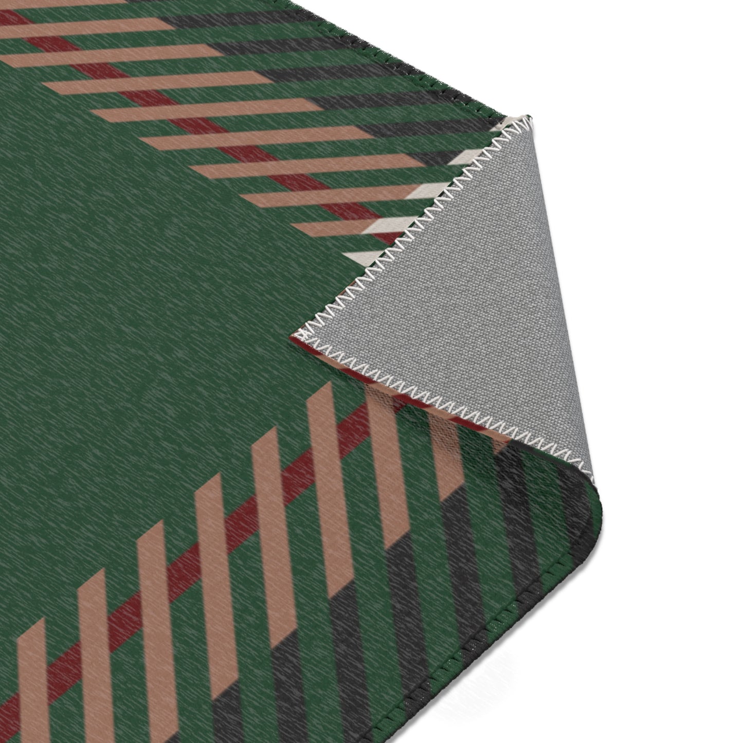 Abide Rug – Evergreen & Plaid
