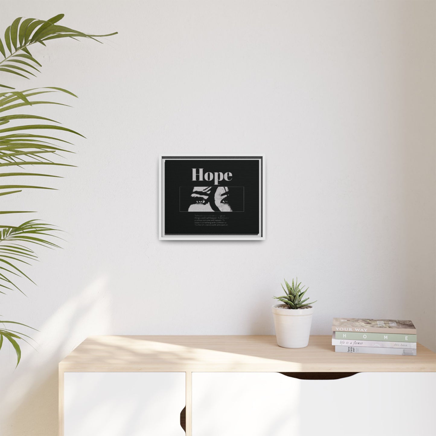 Hope – Eyes That Still Believe (Framed Art Print)