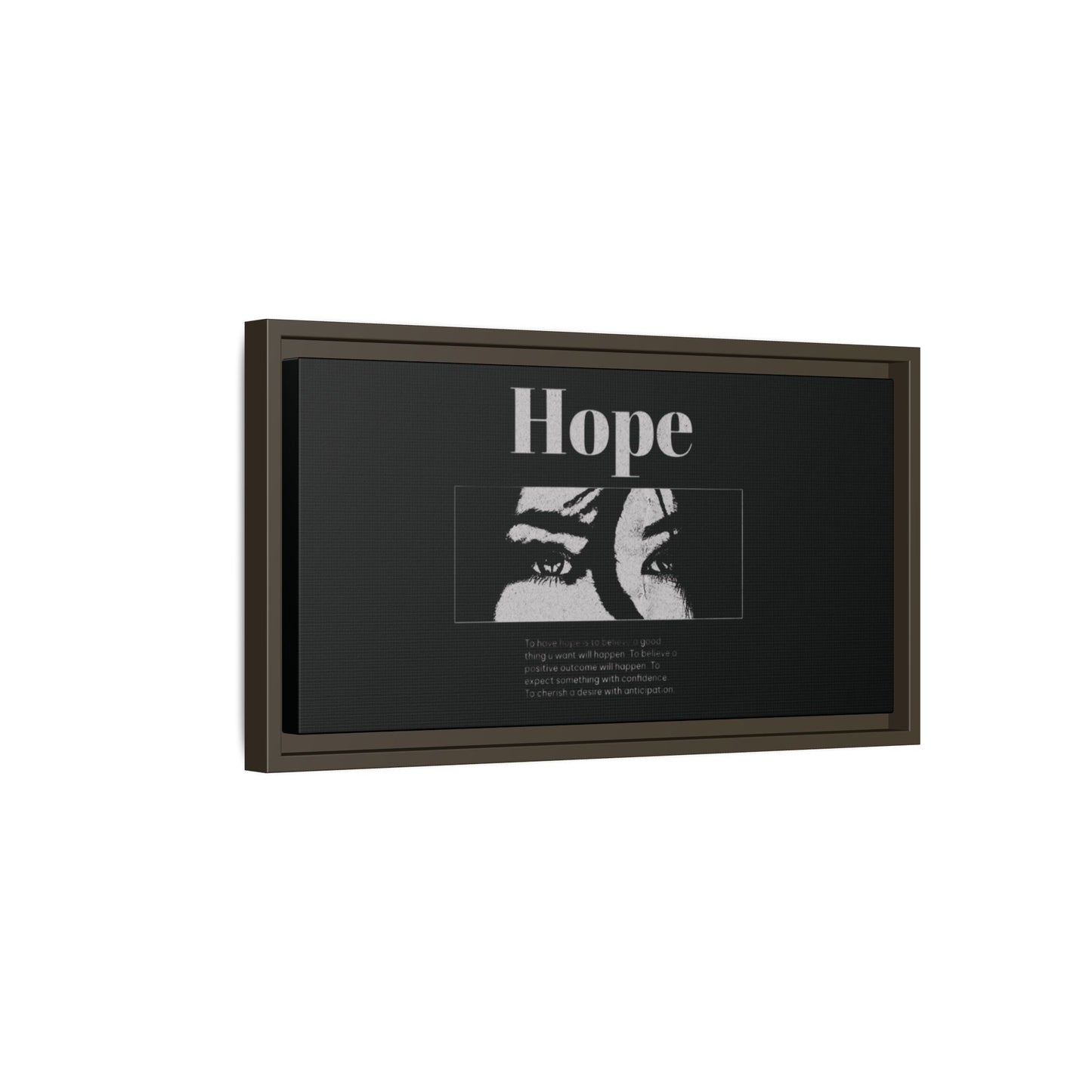 Hope – Eyes That Still Believe (Framed Art Print)