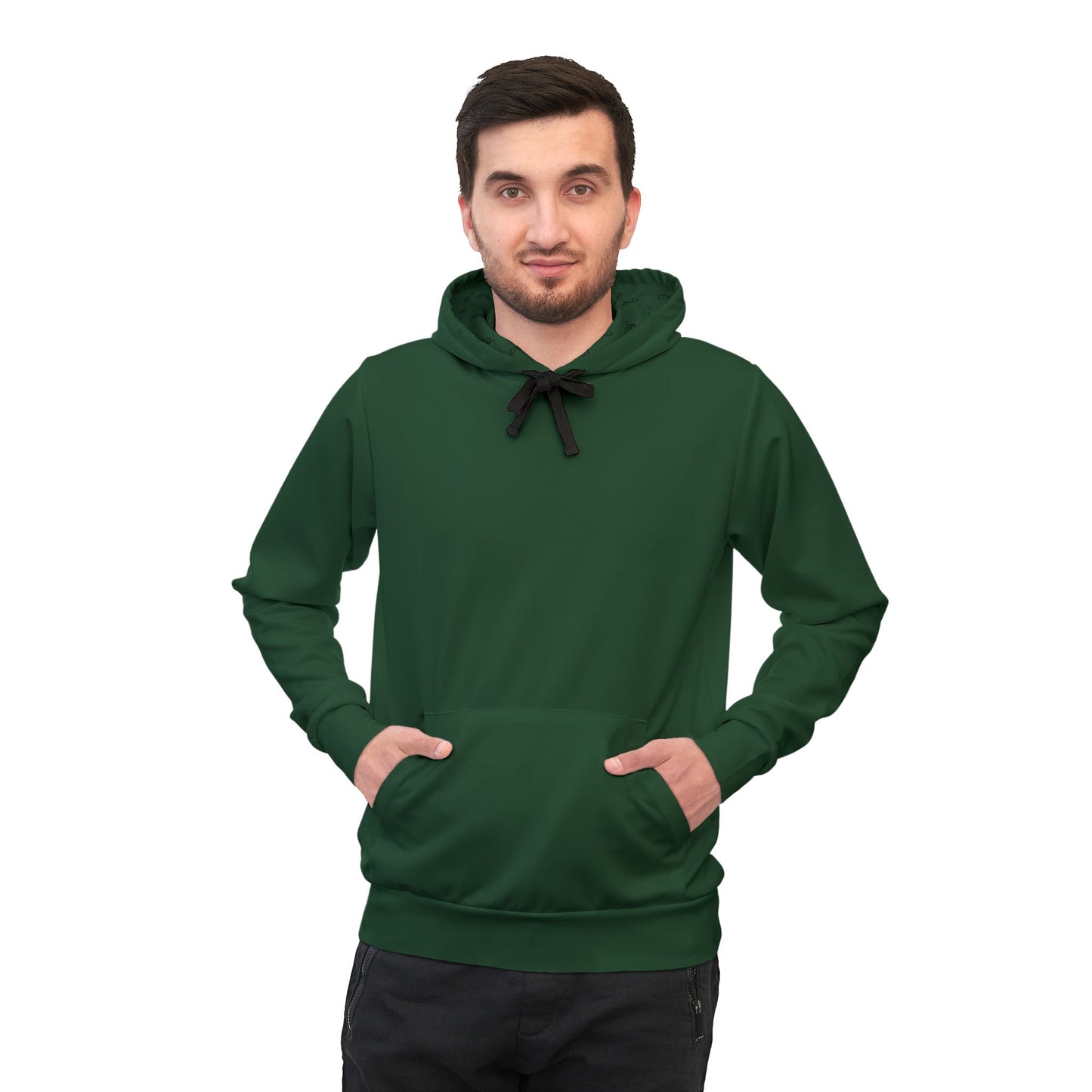 Faithful Layers: Luxe Solid Hoodie – Evergreen