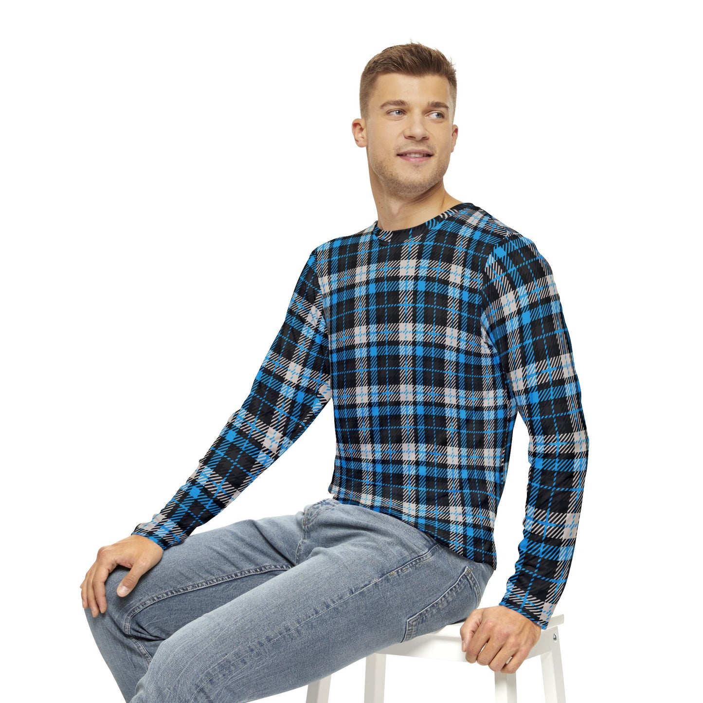 Silent Crossing Men’s Long Sleeve – Speak Nothing. Stand Bold.