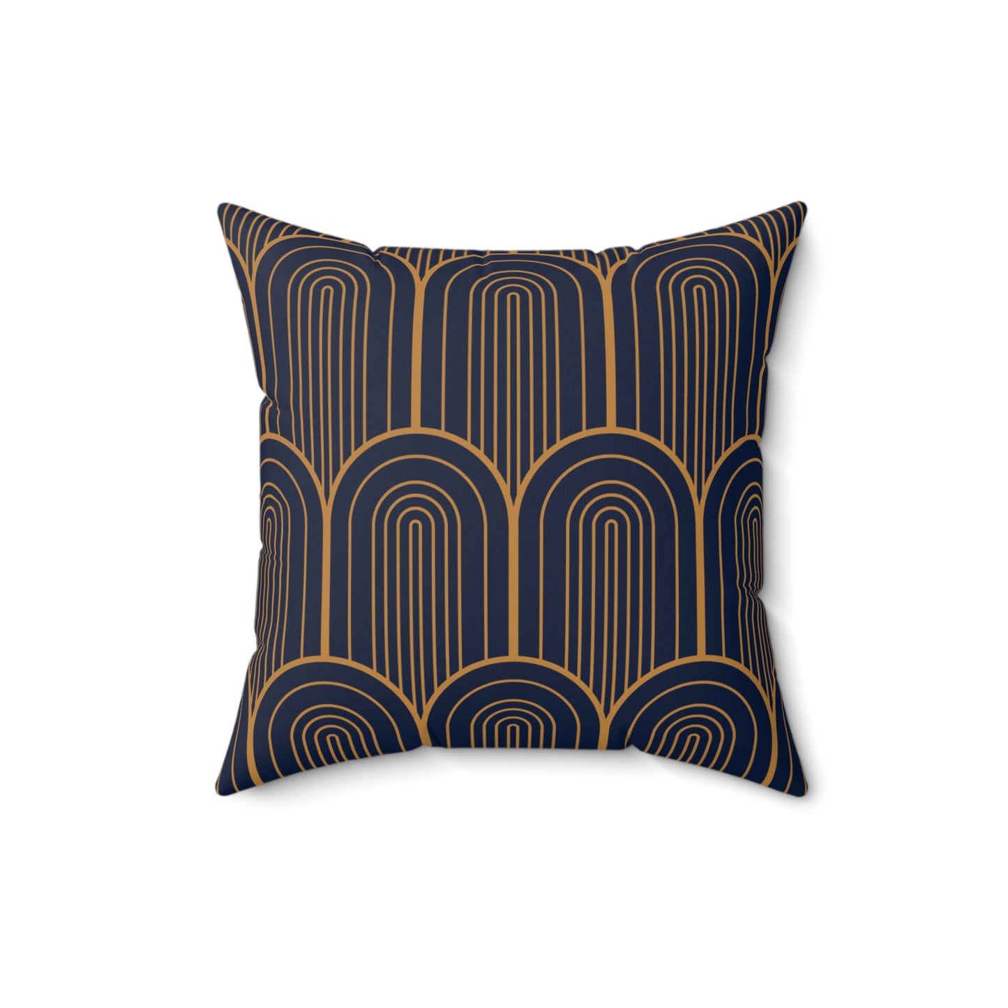 Midnight Luxe Archways Throw Pillow