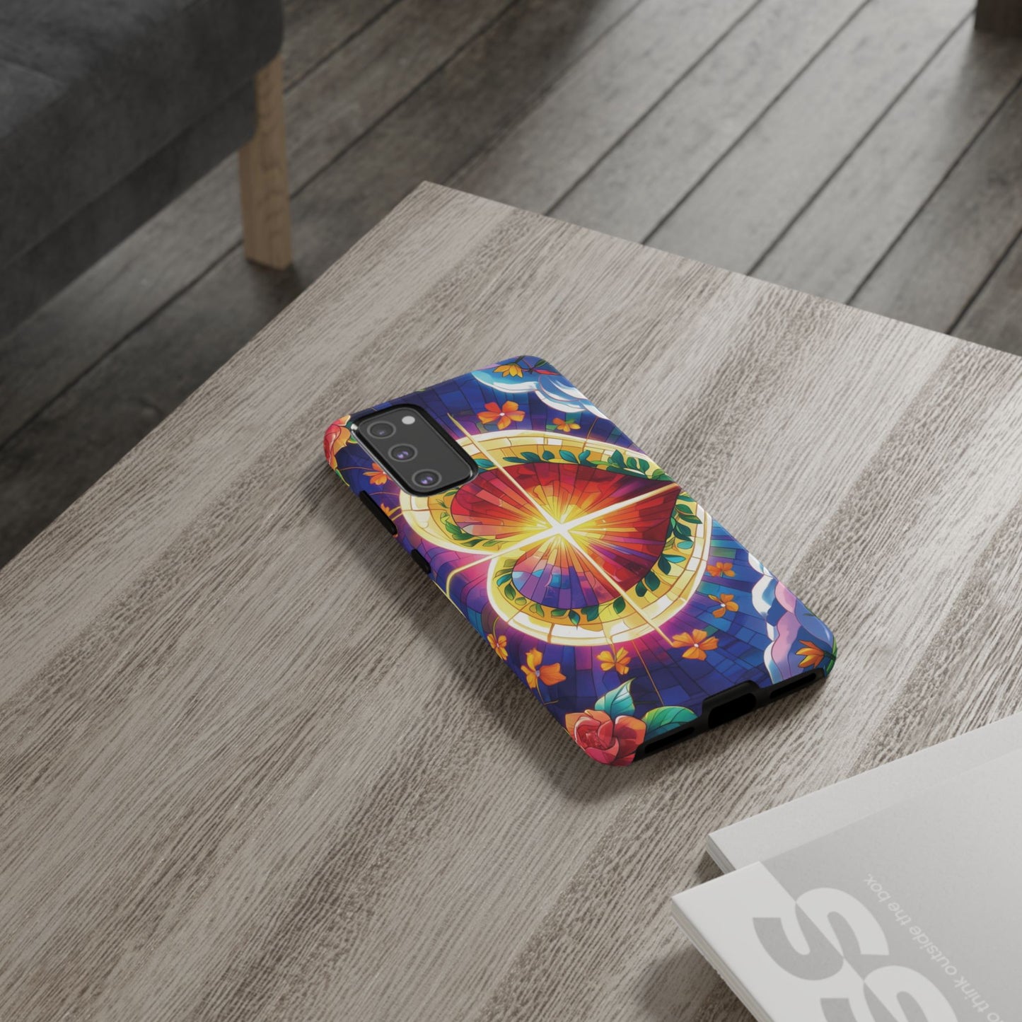"Heart of Light" Phone Case – Stained Glass Faith Edition