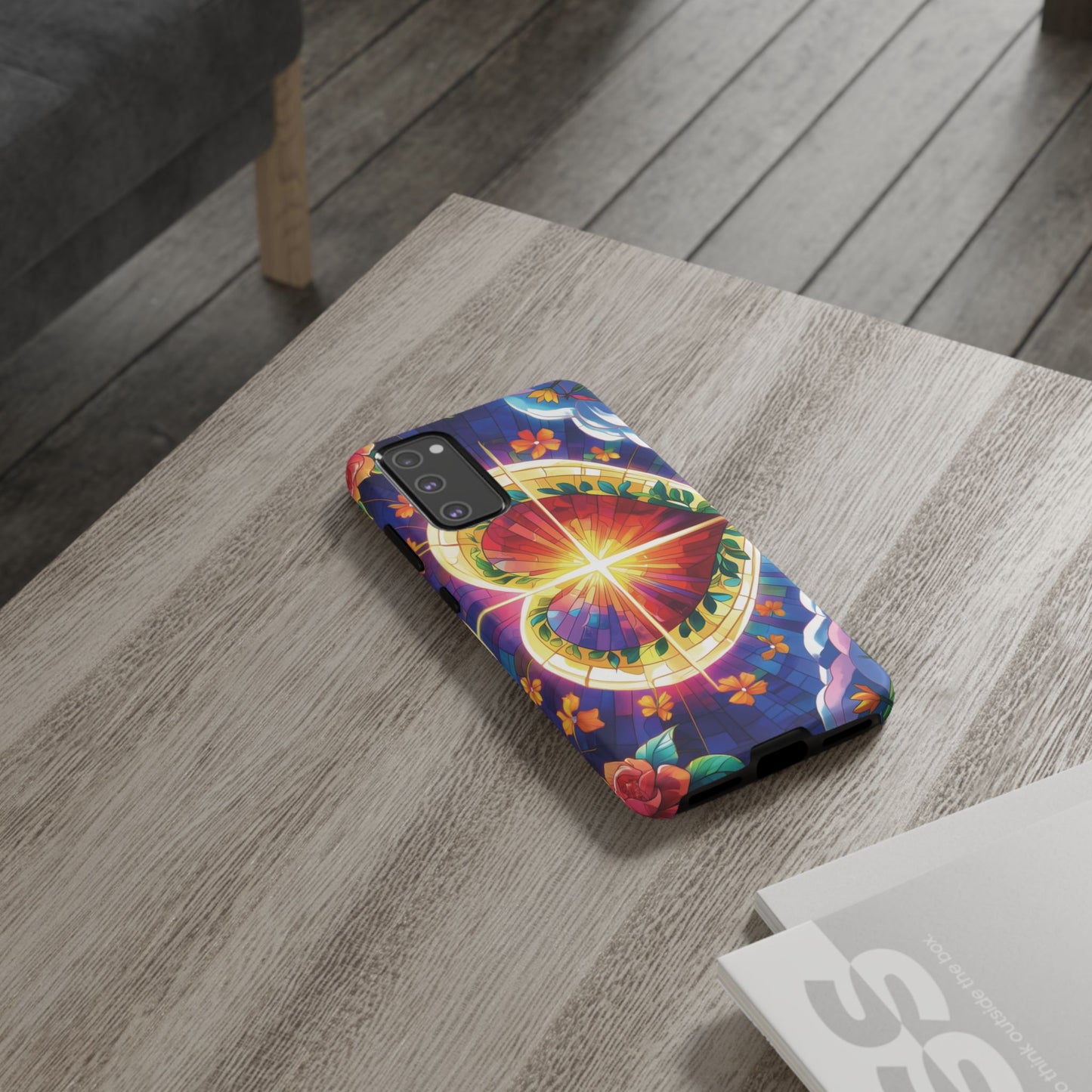 "Heart of Light" Phone Case – Stained Glass Faith Edition