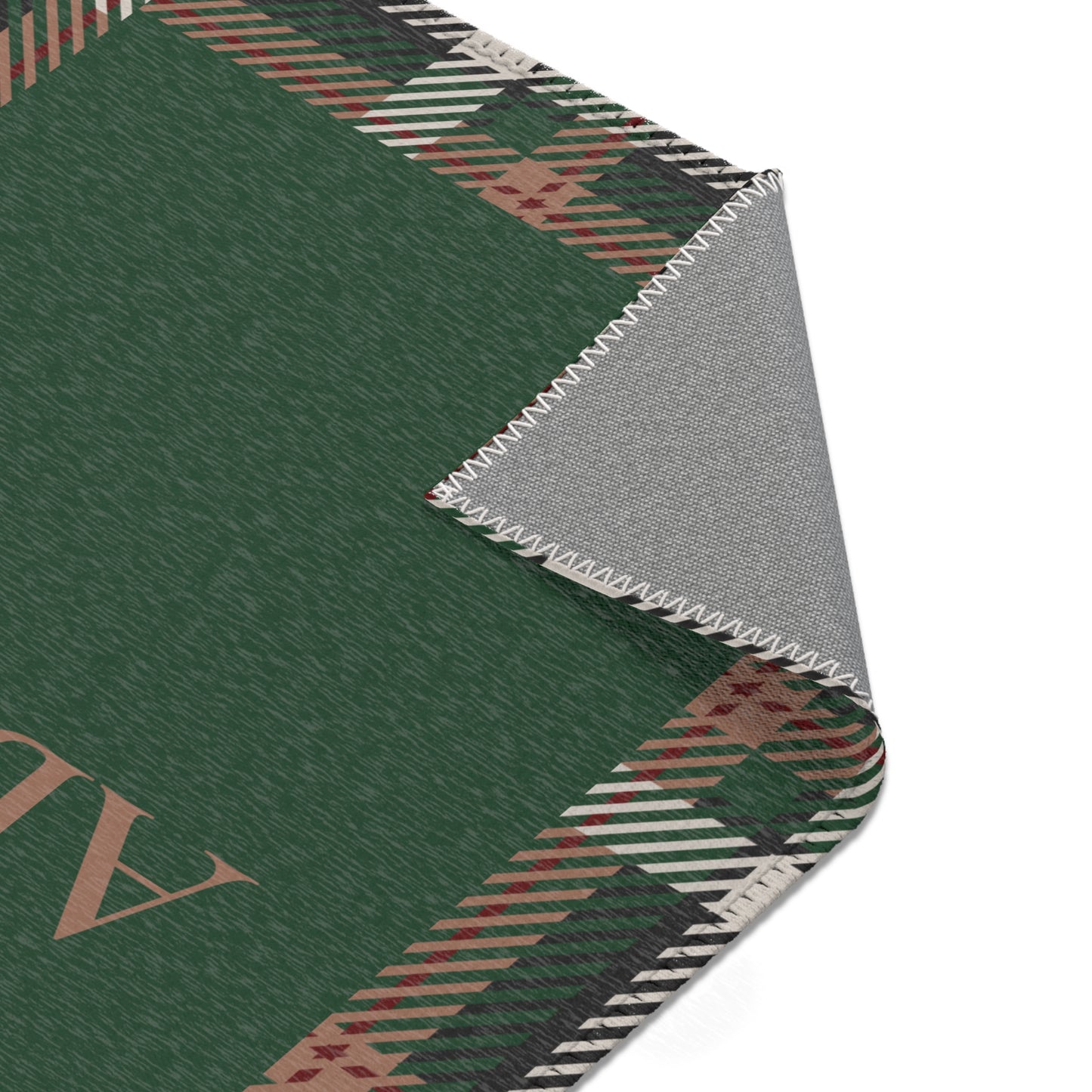 Abide Rug – Evergreen & Plaid