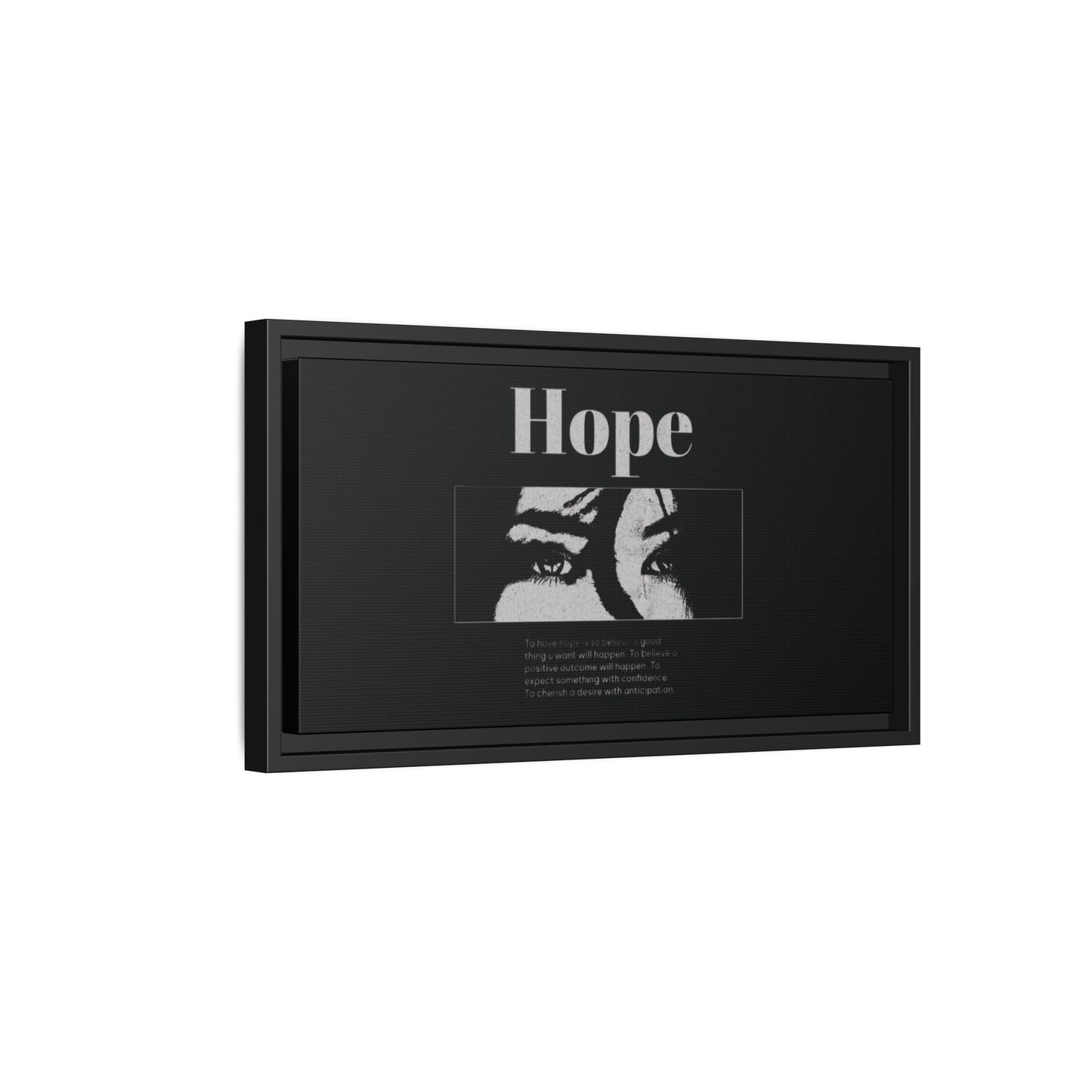 Hope – Eyes That Still Believe (Framed Art Print)