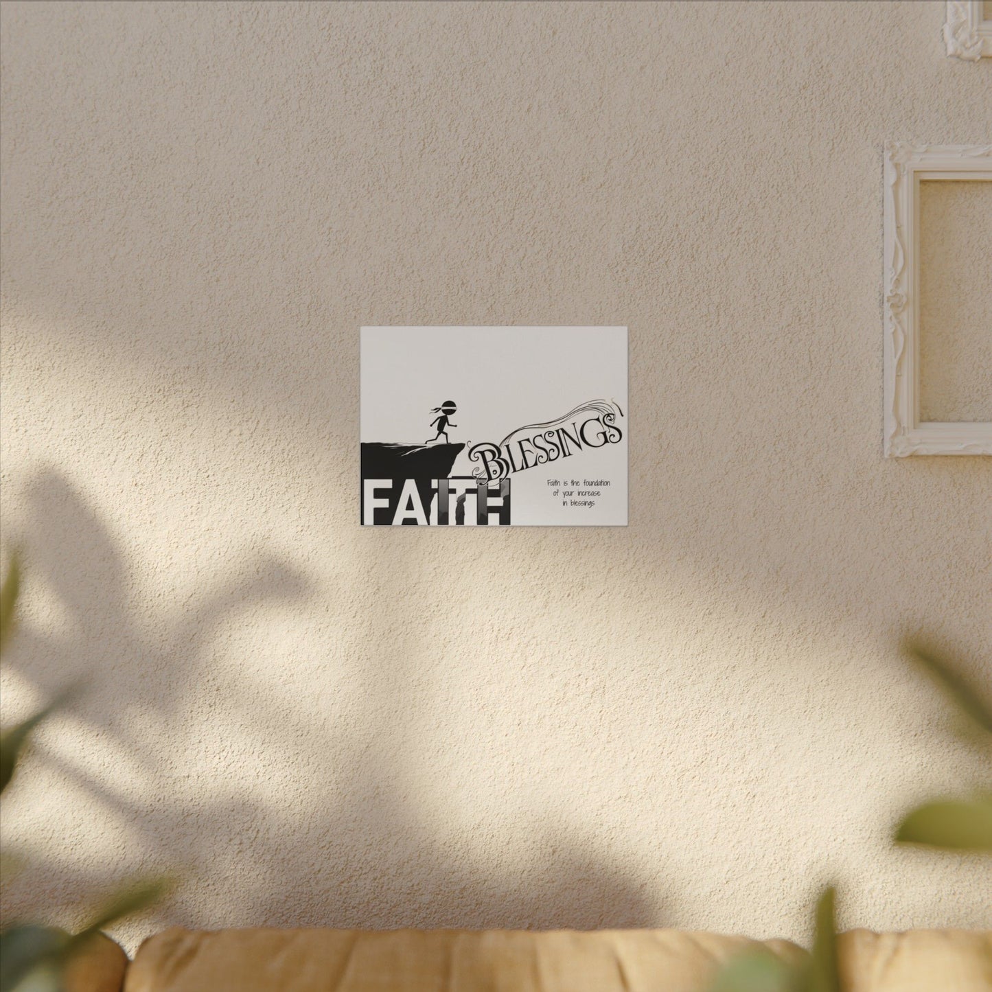 Faith Bridge to Blessings – Canvas Wall Art