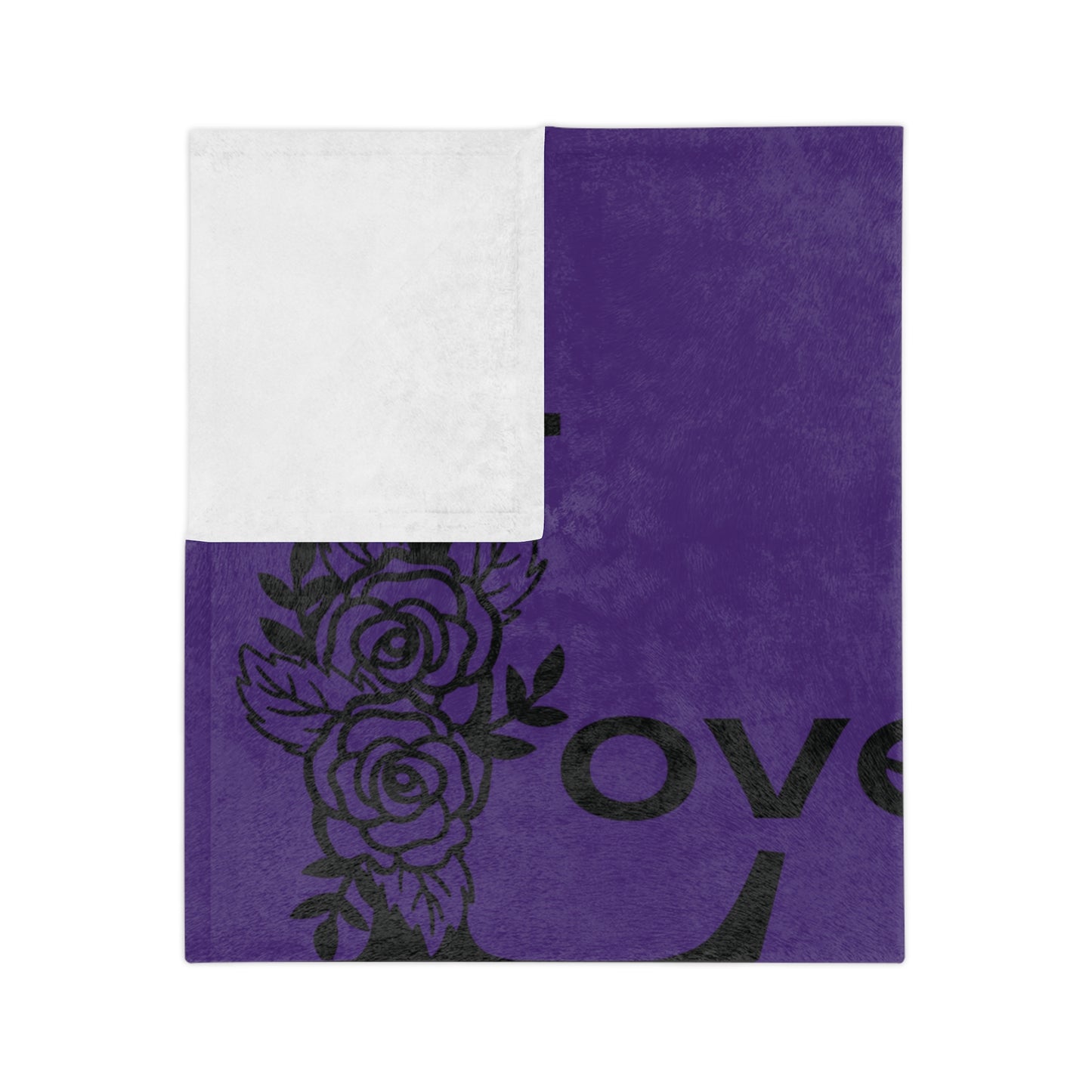 Love Others – Royal Scripture-Inspired Velvet Blanket