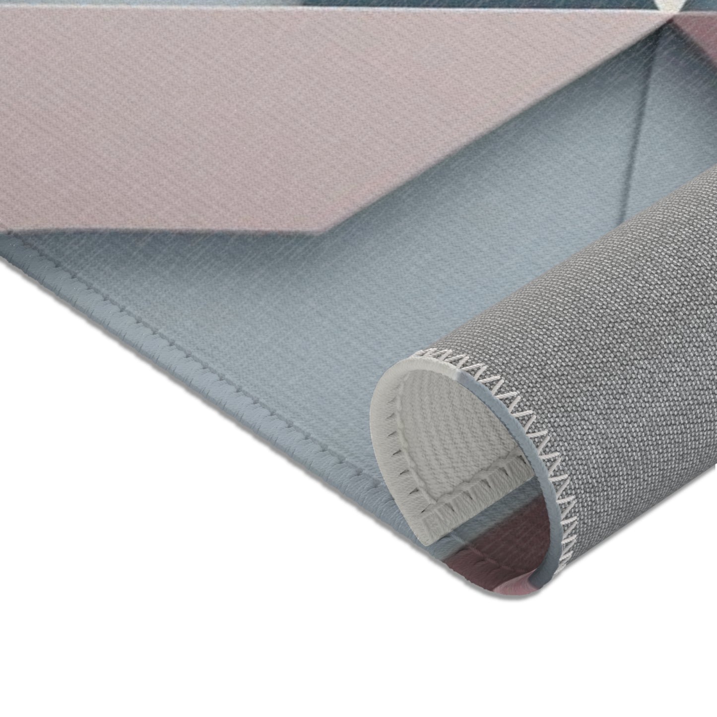 “Steps of Grace” Geometric Area Rug