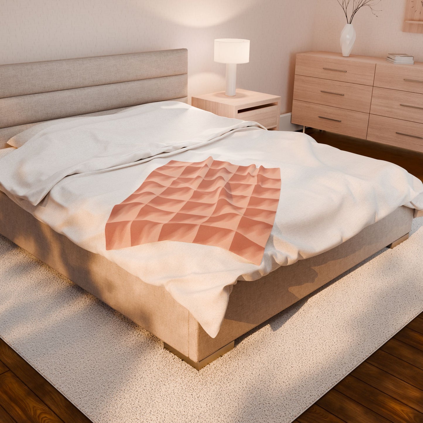 “Whispers of Clay | Plush Throw Blanket”