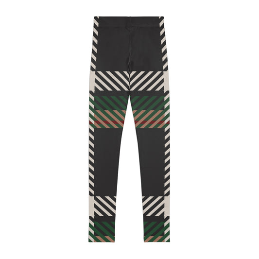 Faithful Tartan Youth Leggings – Rooted, Ready, and Rising