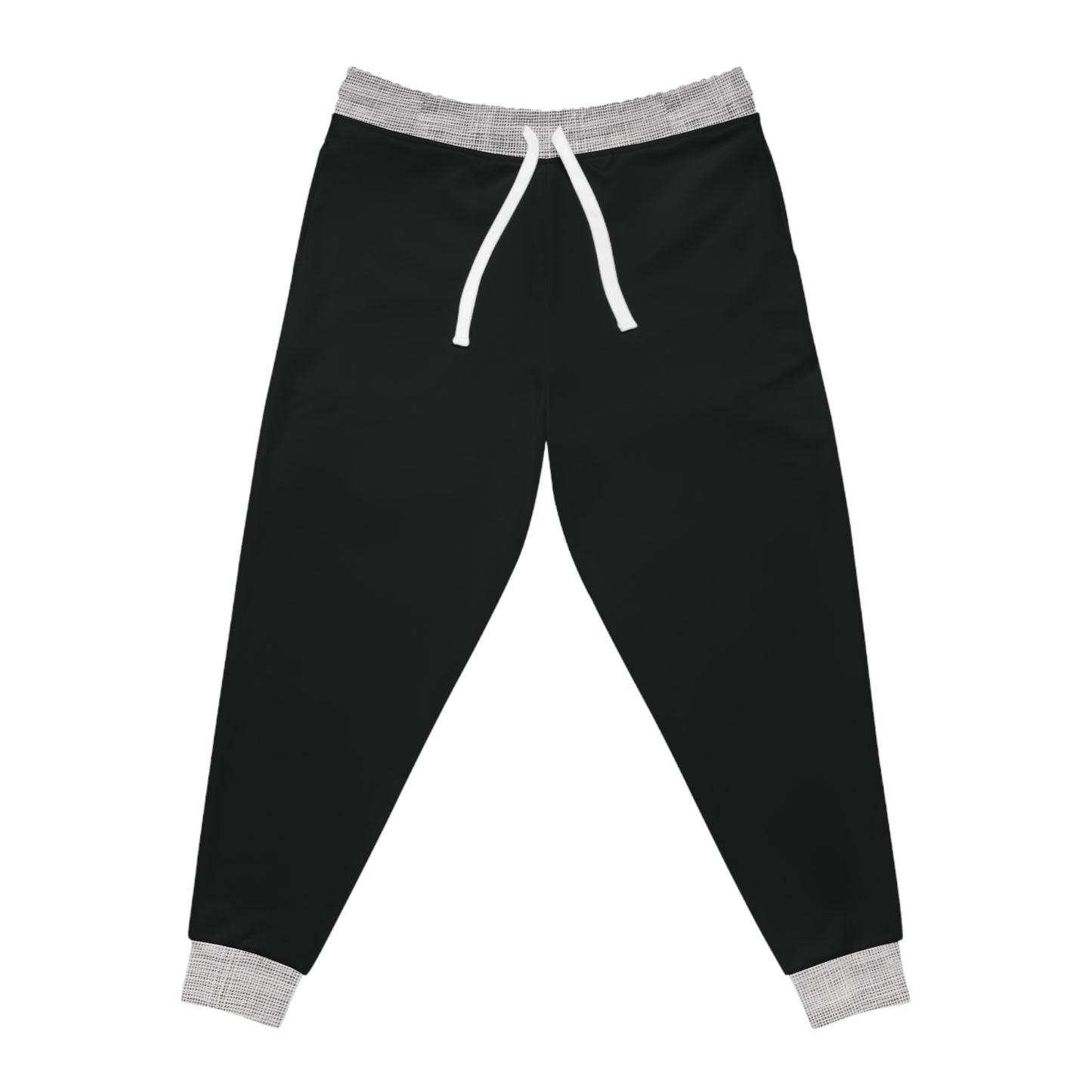 Grayscale Grid Trim Unisex Joggers for Comfort & Performance, Casual Wear, Gym Sessions, Travel, Gifts for Sports Lovers
