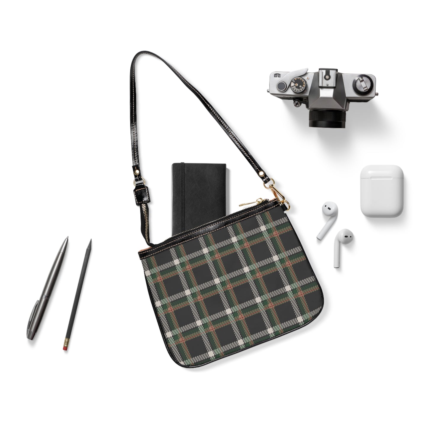 Faithful Tartan Small Shoulder Bag – Everyday Grace Edition