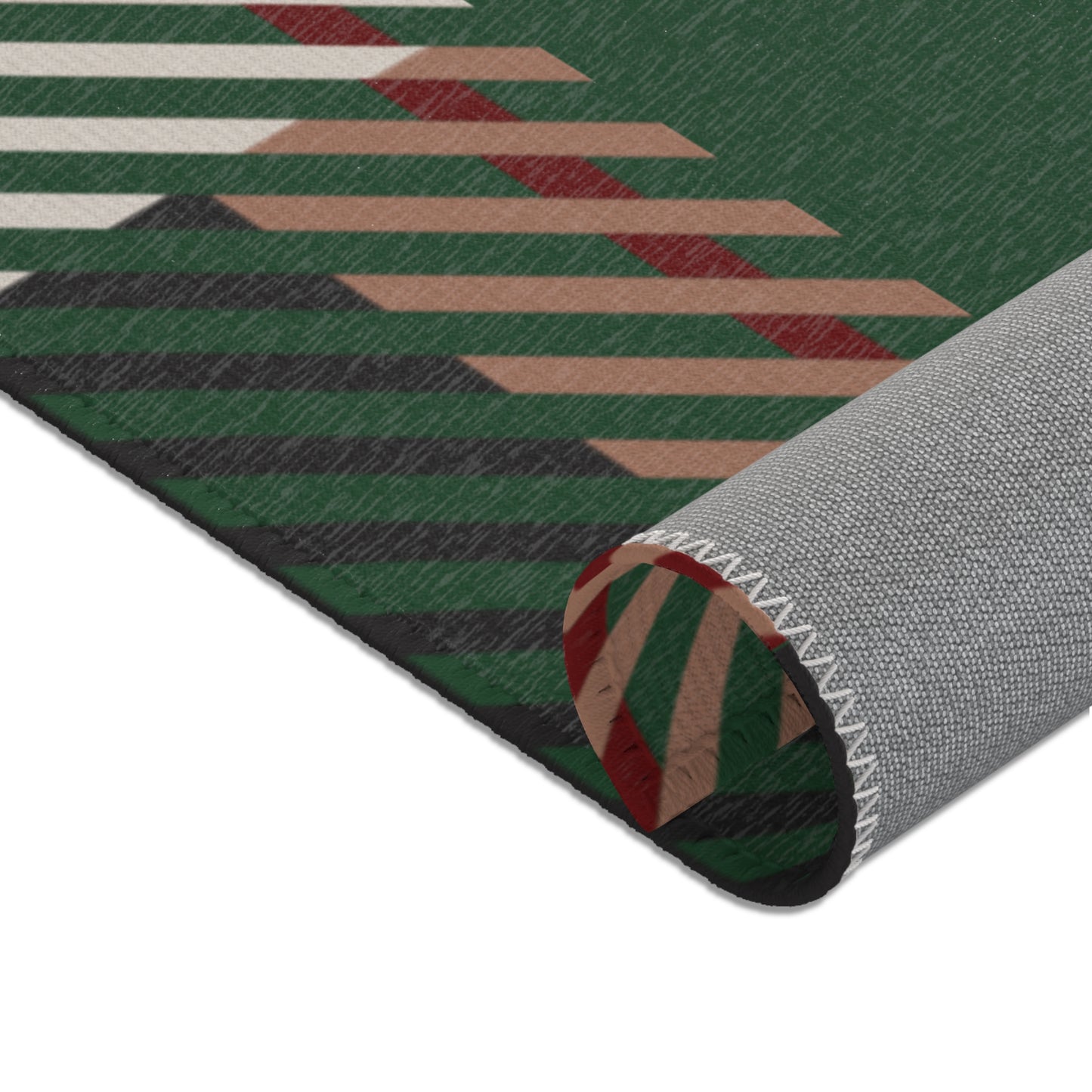Abide Rug – Evergreen & Plaid