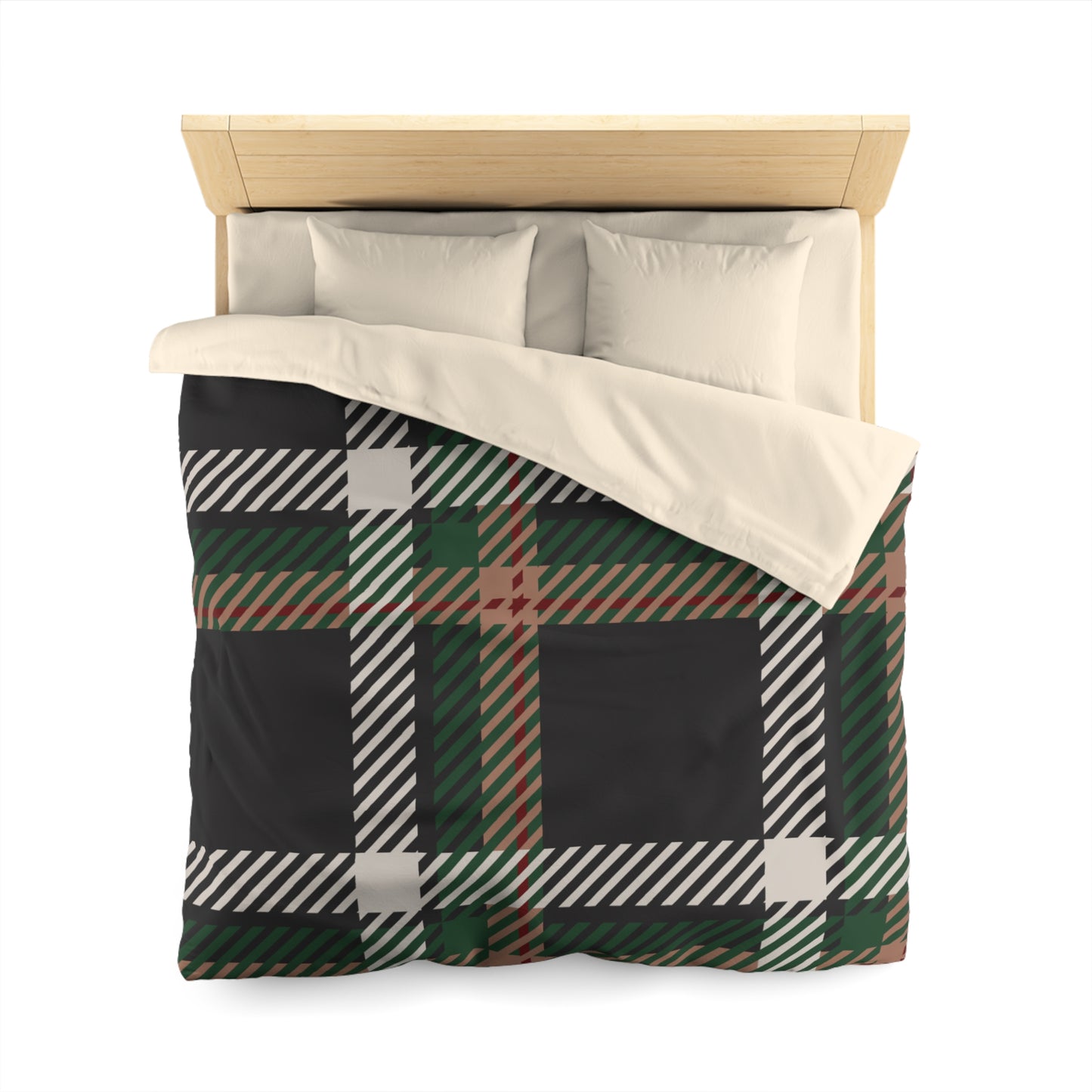 Faithful Tartan | Duvet Cover (Cream or White Underside)
