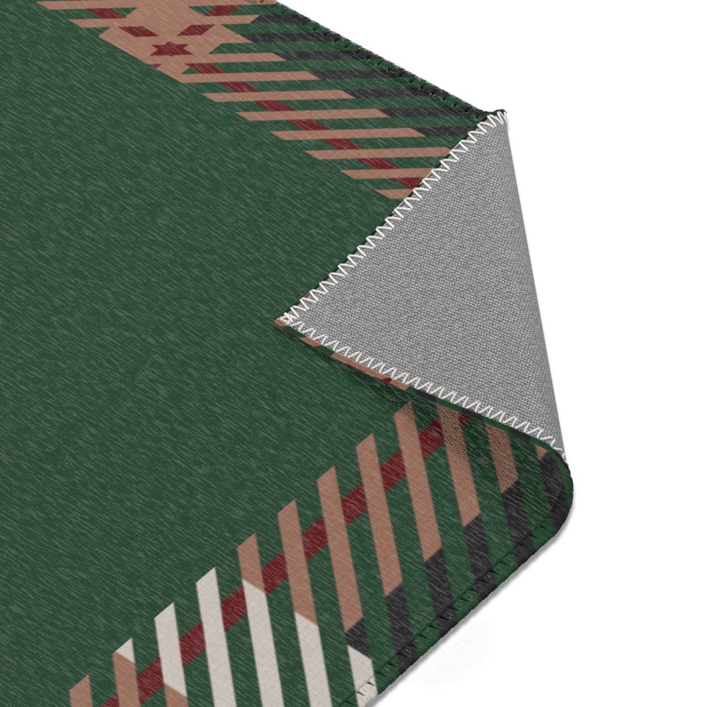 Abide Rug – Evergreen & Plaid