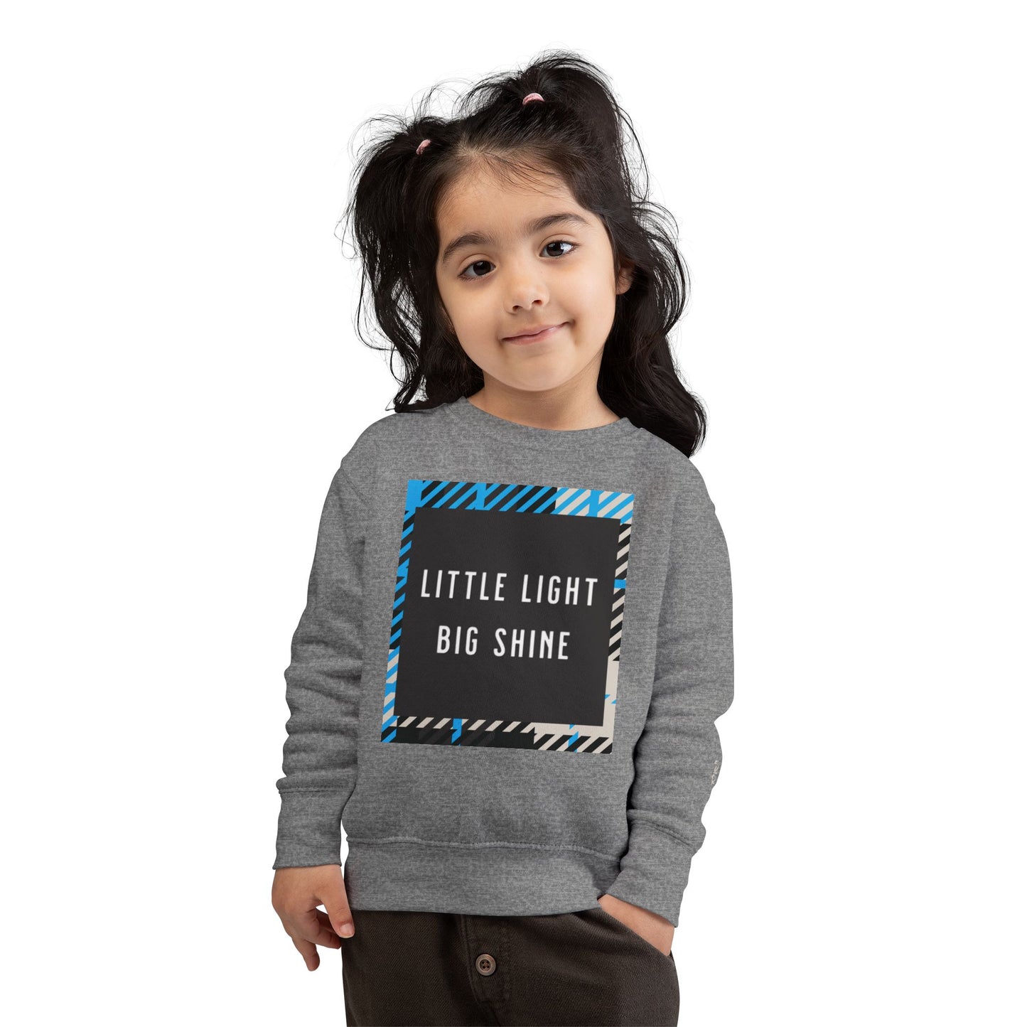 “Little Light, Big Shine” Luxe Kids Sweatshirt