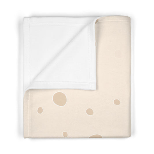 Sandstone Sprinkles Plush Baby Blanket