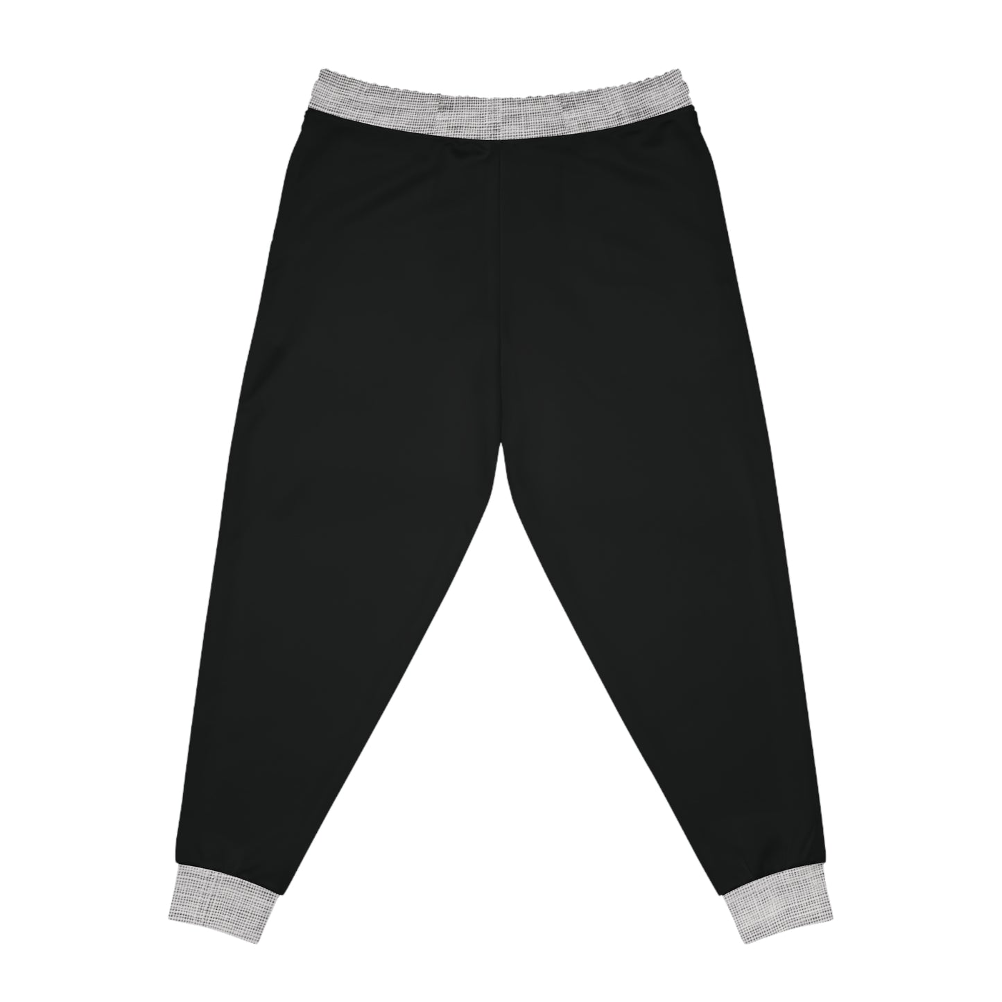 Grayscale Grid Trim Unisex Joggers for Comfort & Performance, Casual Wear, Gym Sessions, Travel, Gifts for Sports Lovers