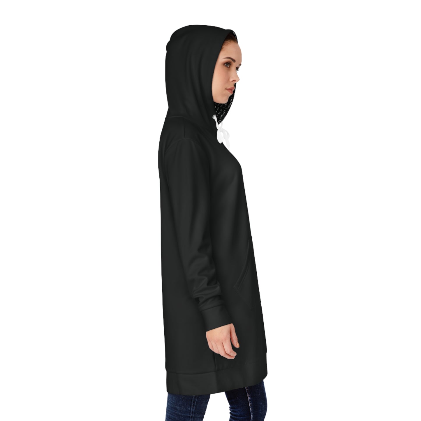 Anointed & Unshaken – Black Hoodie Dress