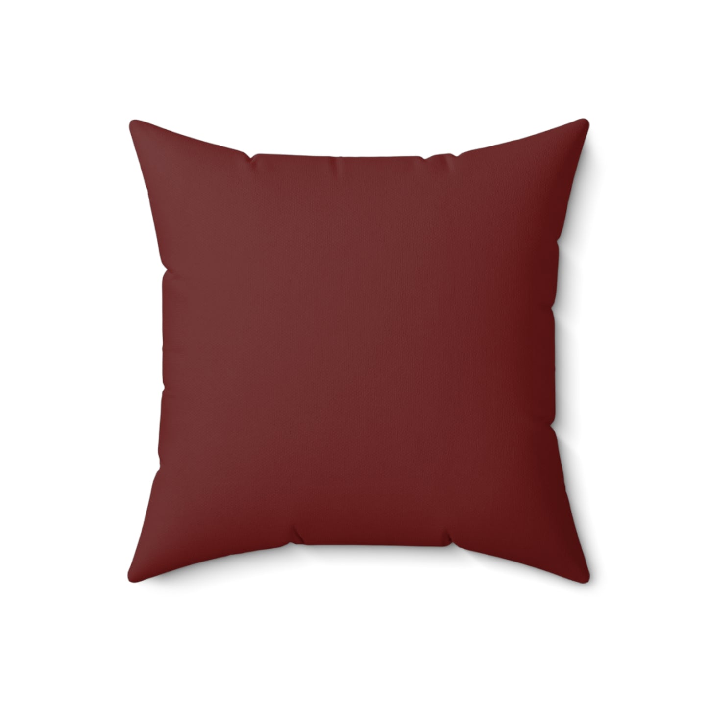 Faithful Tartan Cushion – Oxblood Front, Plaid Back | Faux Suede Statement Pillow