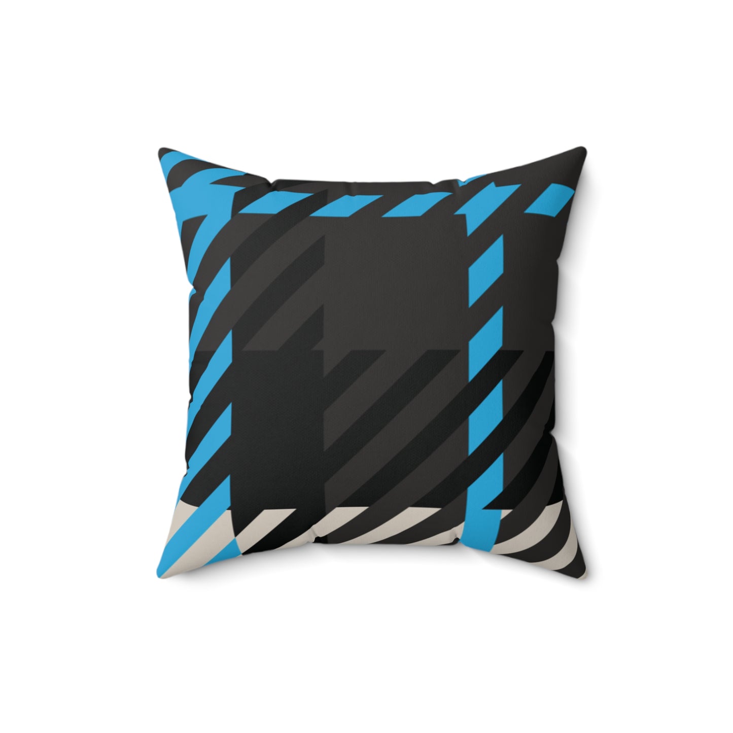 Frozen Echo: Reversible Faux Suede Throw Pillow