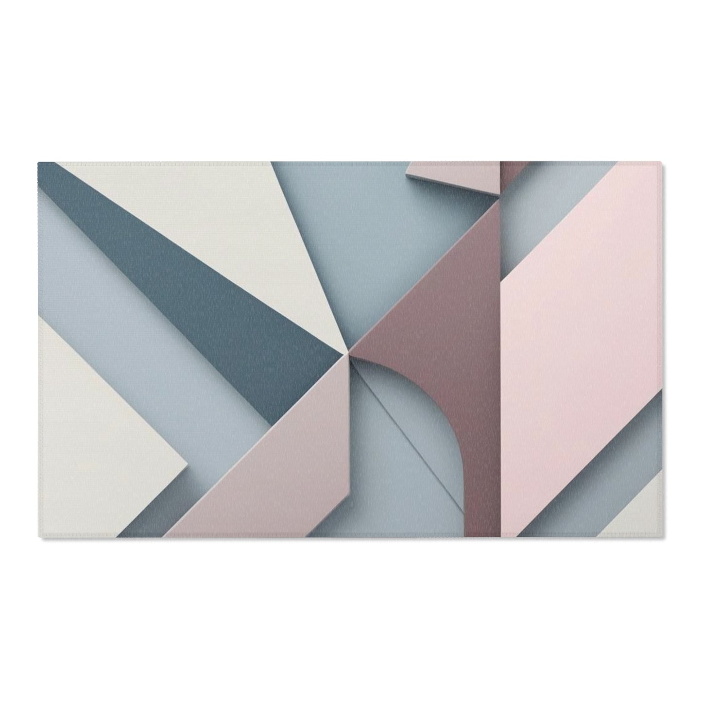 “Steps of Grace” Geometric Area Rug
