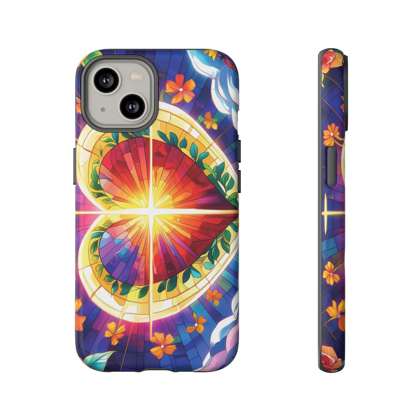 "Heart of Light" Phone Case – Stained Glass Faith Edition