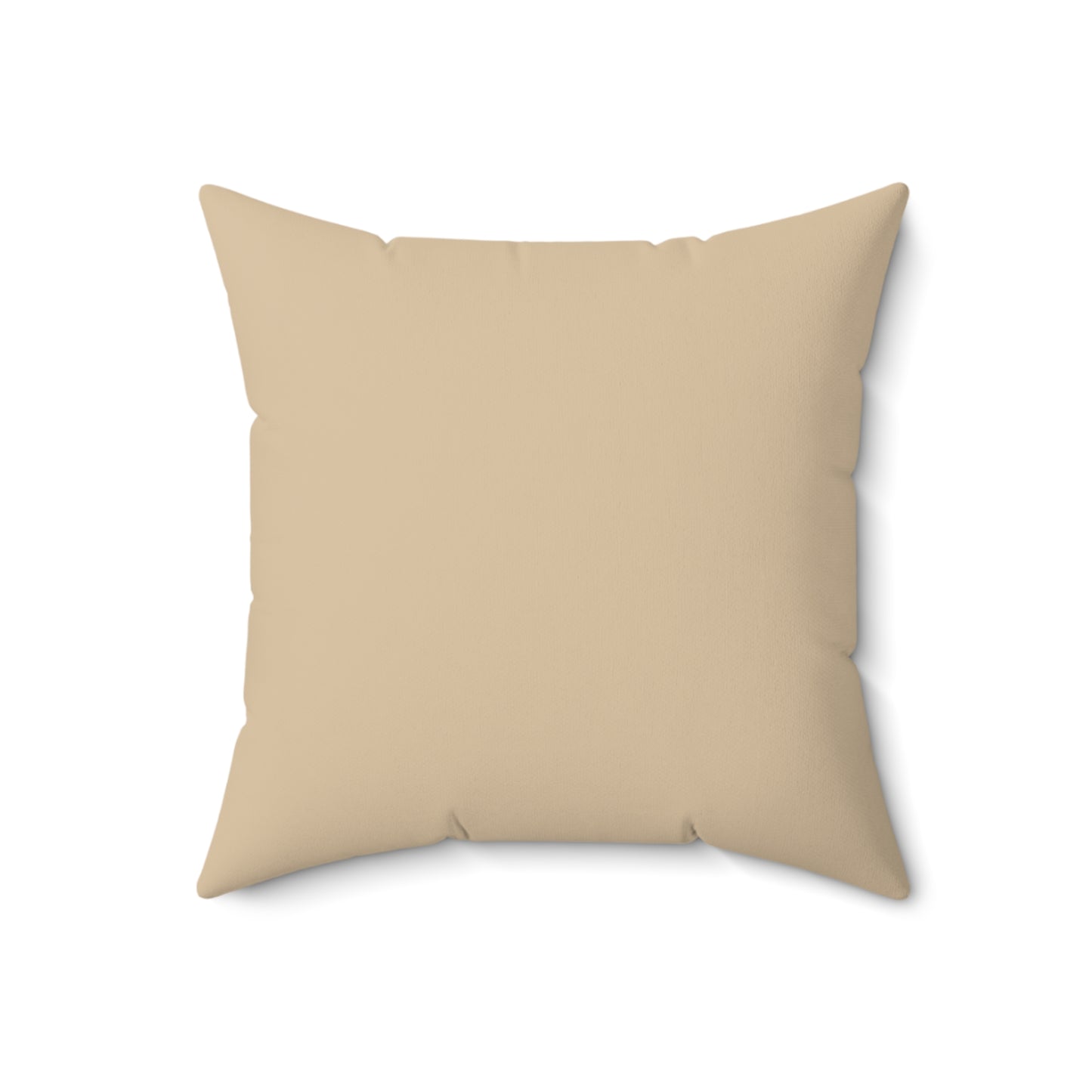 Natural Deco: Soft Beige Throw Pillow