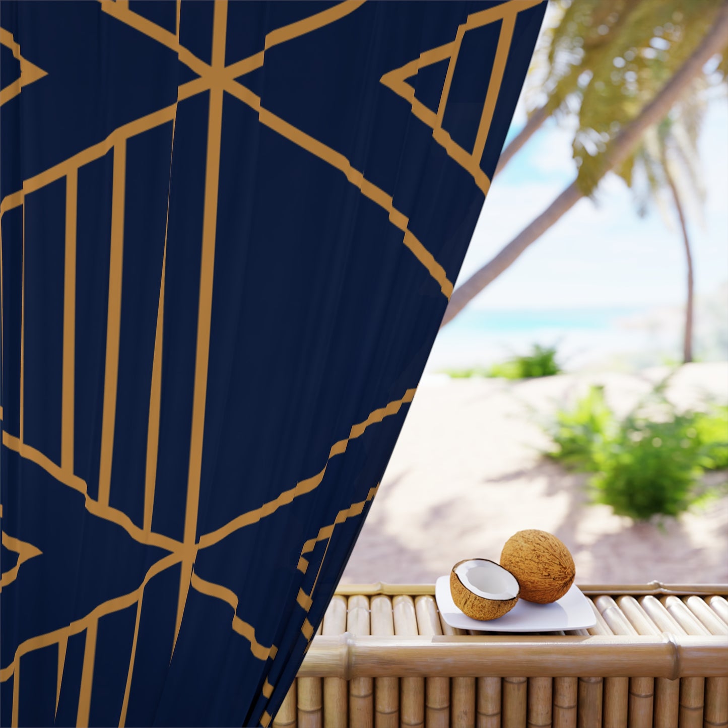 Midnight Luxe: Prophetic Vision Curtain Panel