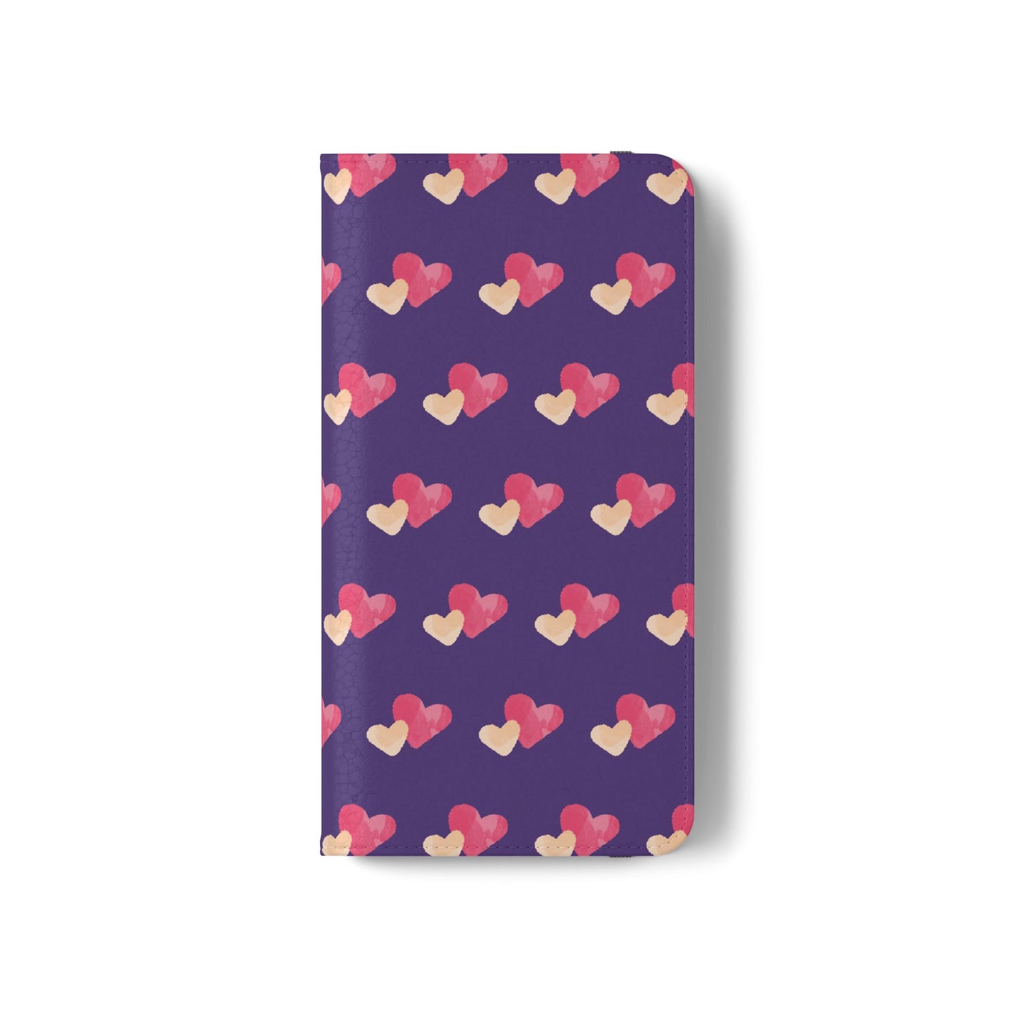 "Faith-Filled Hearts | Flip Phone Case – Purple"