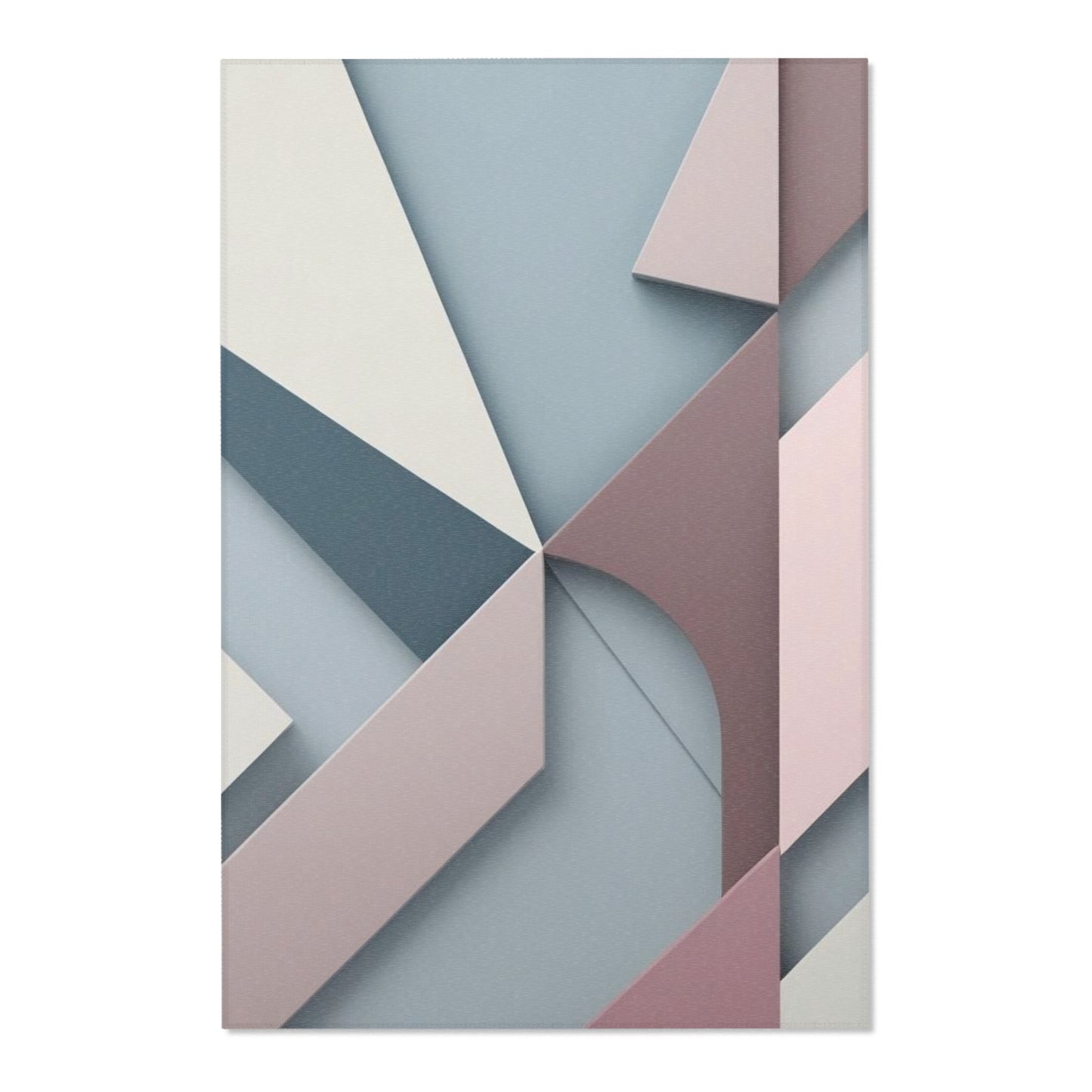 “Steps of Grace” Geometric Area Rug