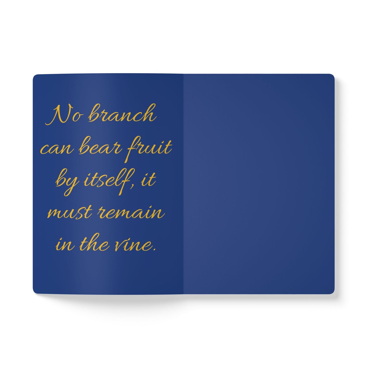 The Vine & The Branches – John 15:5 Journal (Royal Blue)