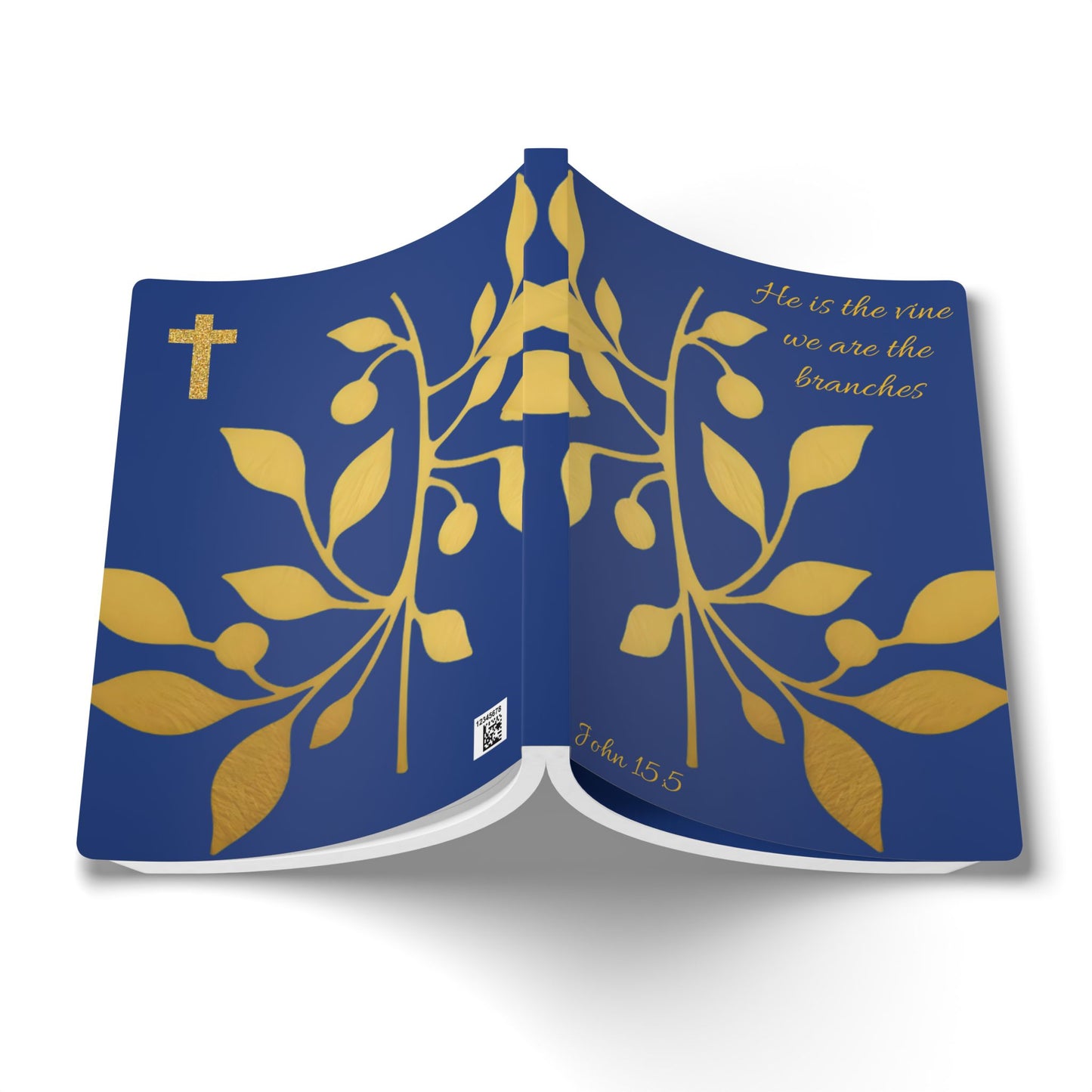 The Vine & The Branches – John 15:5 Journal (Royal Blue)