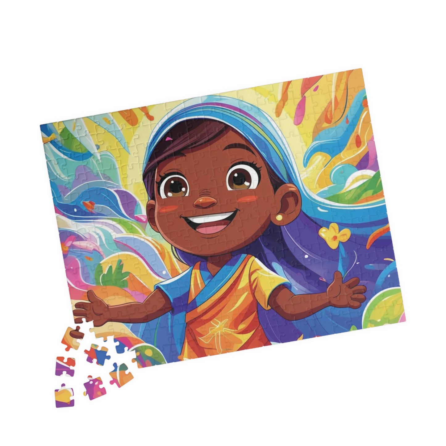 "Joyful Light: Radiant Faith Puzzle"