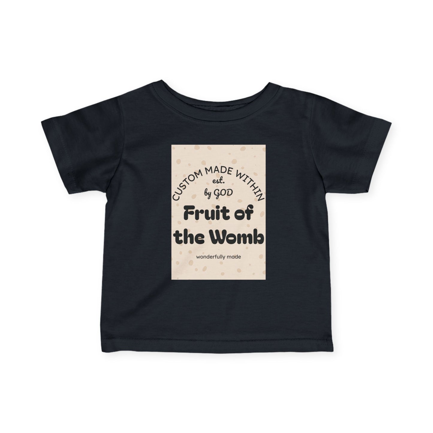 Fruit of the Womb Baby Tee – Sandstone Sprinkle