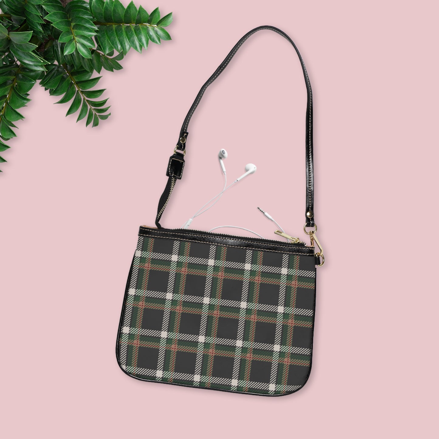 Faithful Tartan Small Shoulder Bag – Everyday Grace Edition