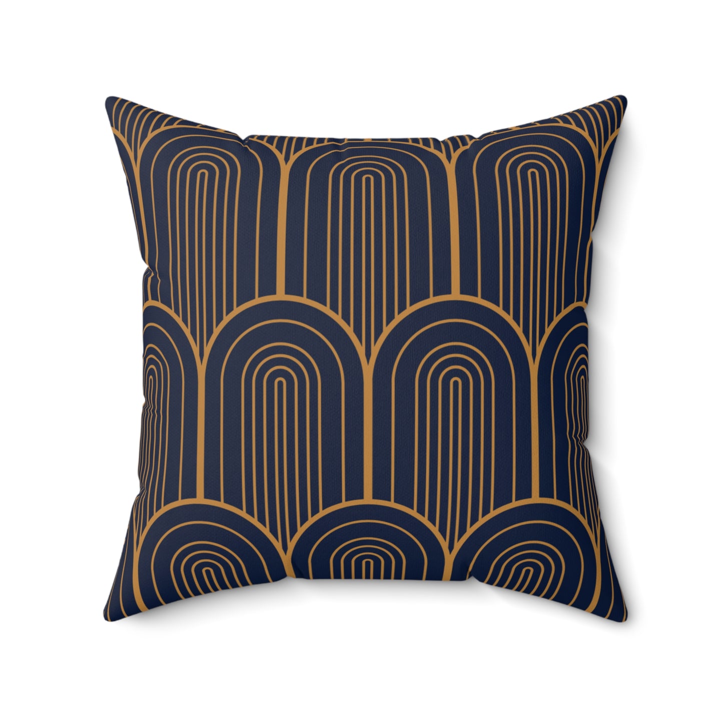 Midnight Luxe Archways Throw Pillow
