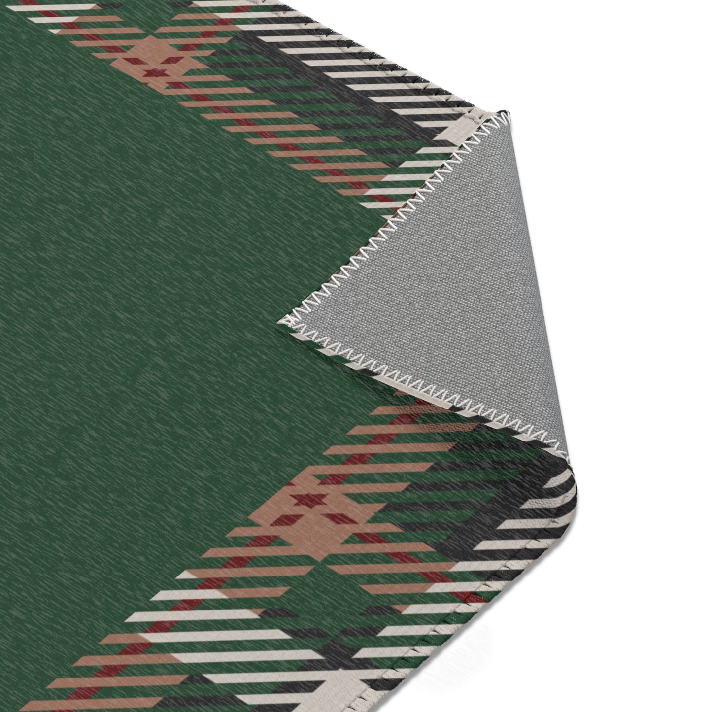 Abide Rug – Evergreen & Plaid