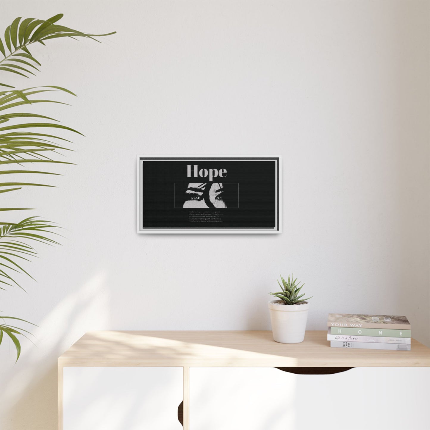 Hope – Eyes That Still Believe (Framed Art Print)