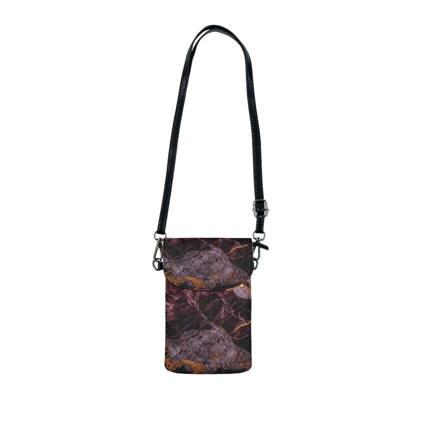 “Crushed & Crowned” Crossbody Phone Purse – Royal Vein Edition