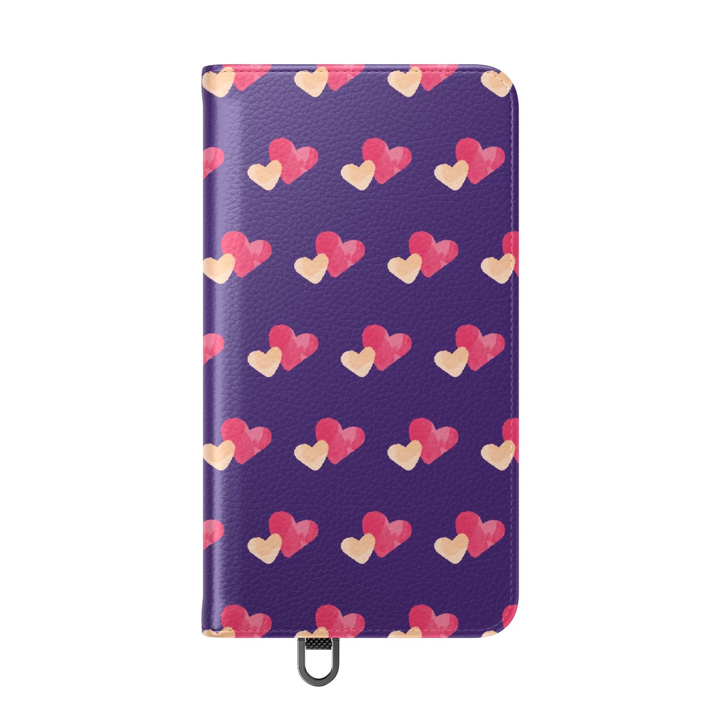 "Faith-Filled Hearts | Flip Phone Case – Purple"