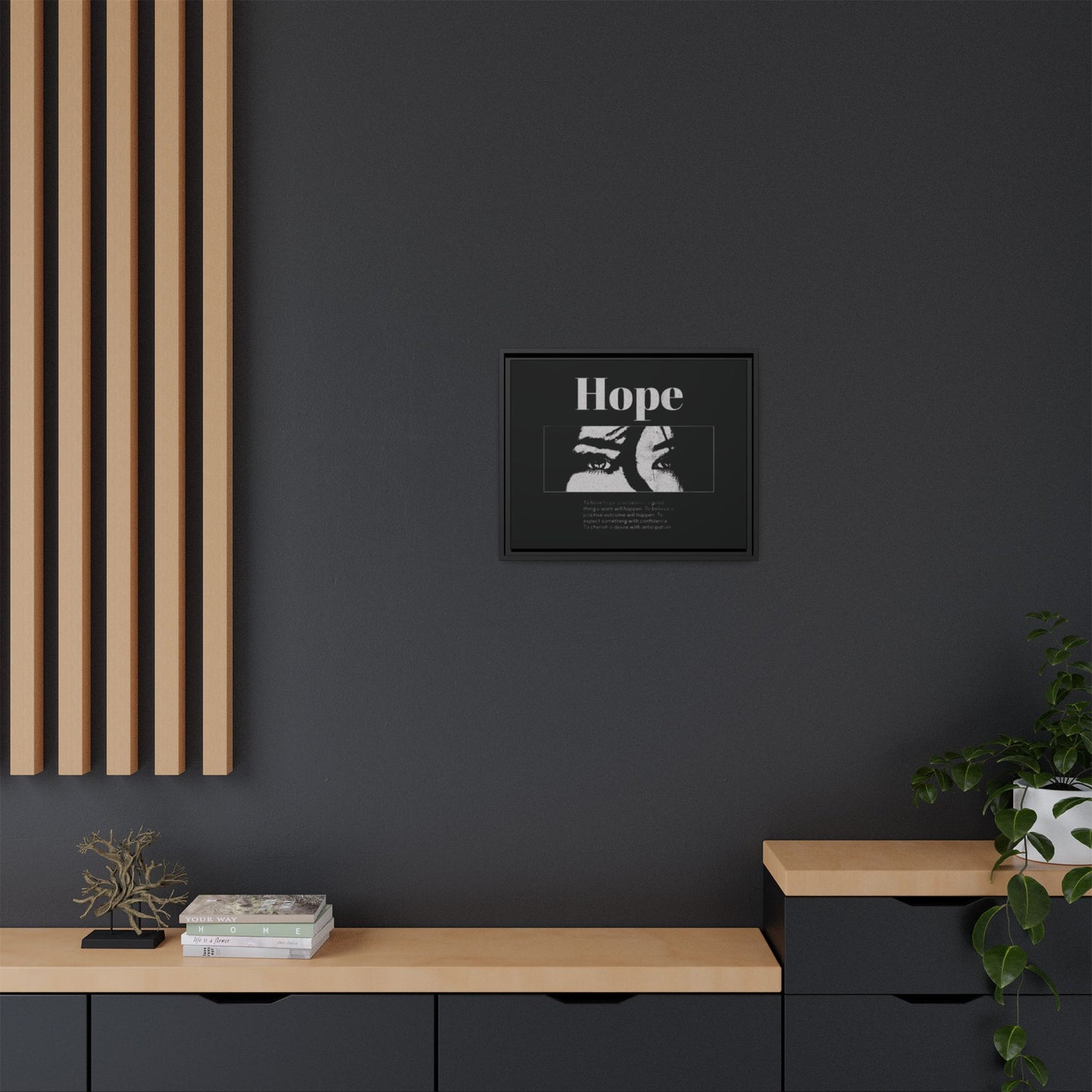 Hope – Eyes That Still Believe (Framed Art Print)
