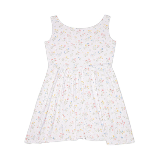 Bud Scatter Sleeveless Skater Dress
